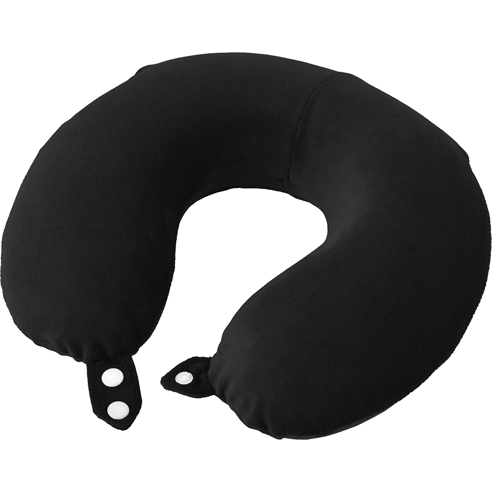 NECK PILLOW MEMORY FOAM BLACK